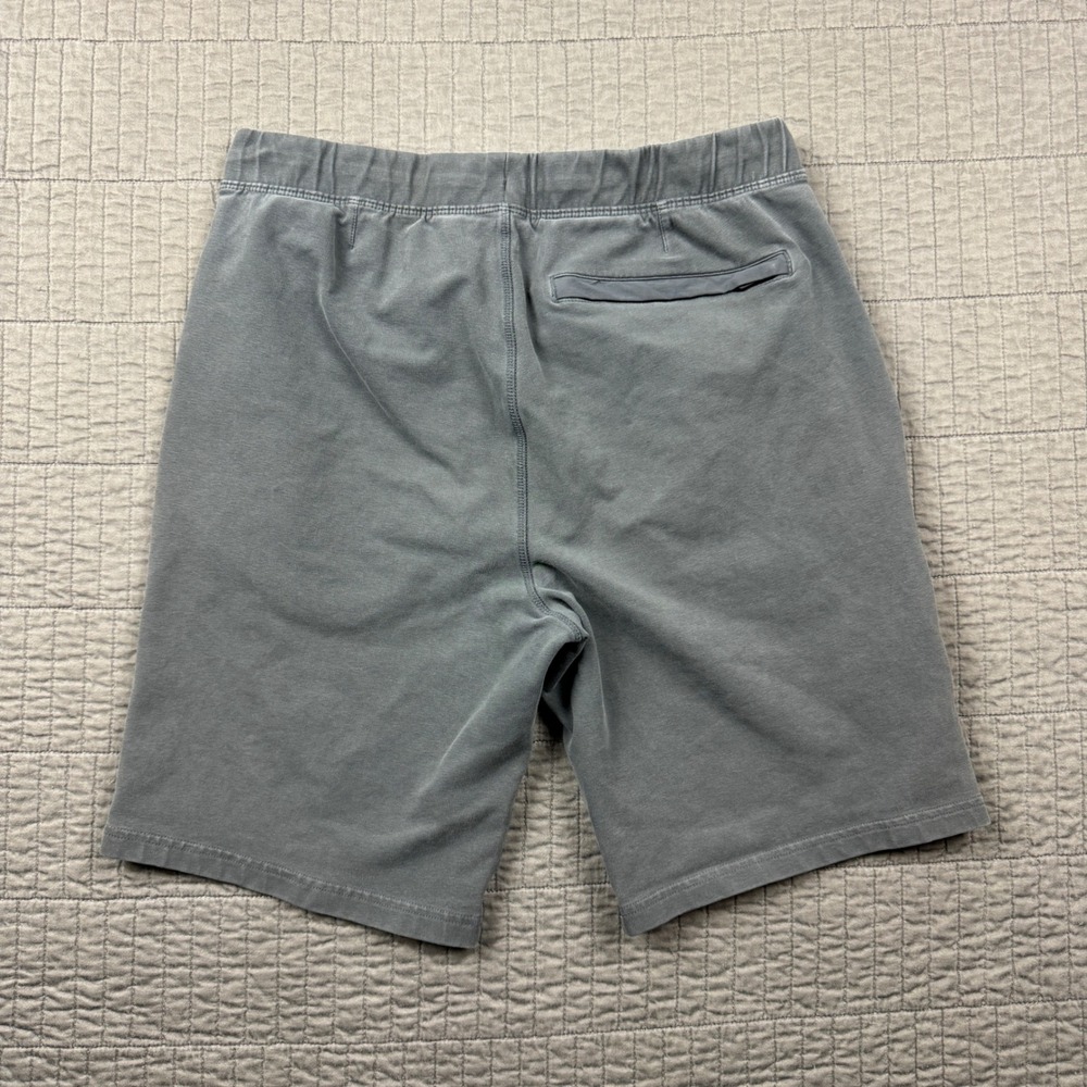 Mack Weldon Ace Sweatshort Mens Medium Grey Cotton Blend Drawstring Shorts - Picture 6 of 13